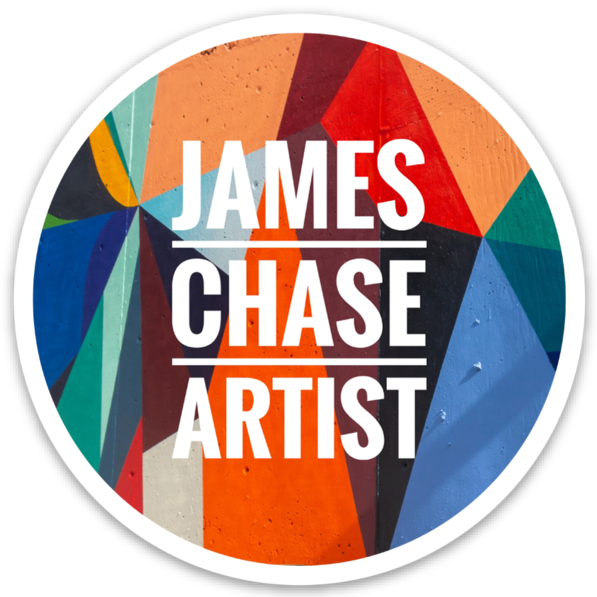 James Chase Artist sticker
